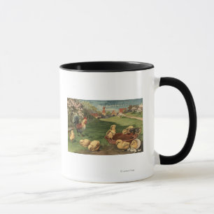 Taza Rooster y chichas