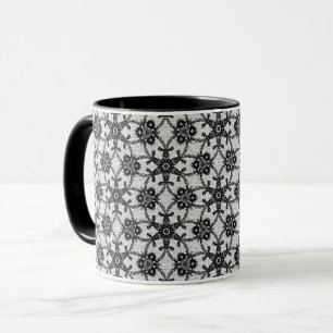 Taza Ropa de antigüedades - Negro y blanco