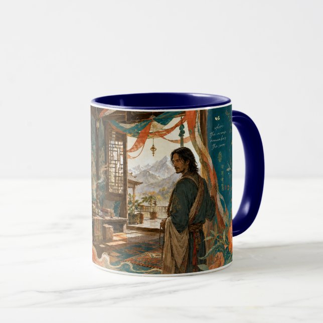 Taza Ropa tibetana. (Anverso derecho)
