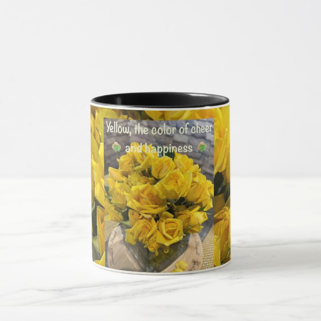 Taza Rosa amarillo Mug (Centro)