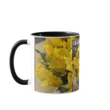Rosa amarillo Mug