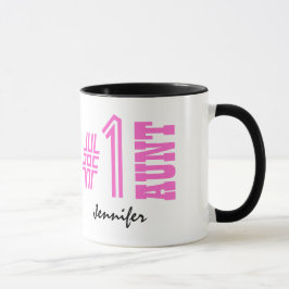 Taza Rosa conocido de encargo 1 de la colección de la