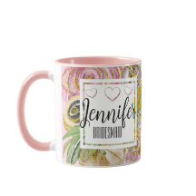 Rosa  de la dama de honor Moda floral