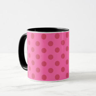 Taza Rosa de los puntos polacos