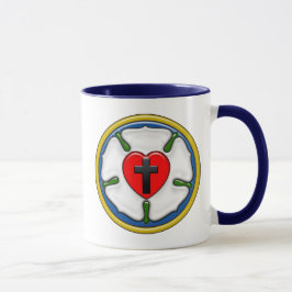 Taza Rosa de Lutero con relieve