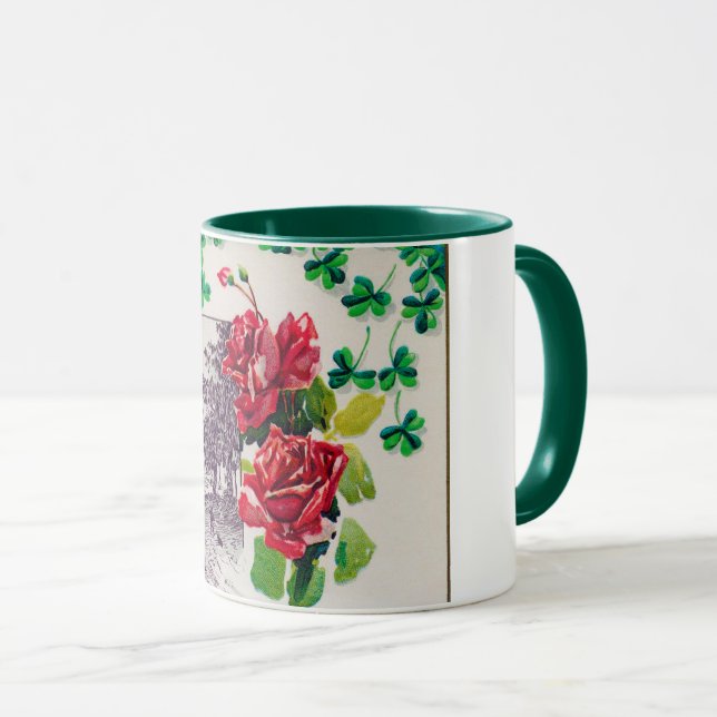 Taza Rosa del Día de San Patricio, añejo (Anverso derecho)