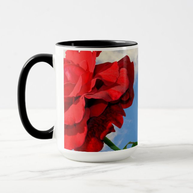 Taza Rosa Don Juan con un cielo azul Mug (Izquierda)