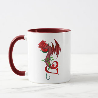 Taza Rosa Dragon Lover