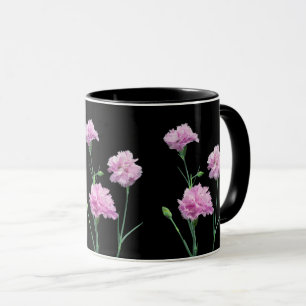 Taza Rosa en negro