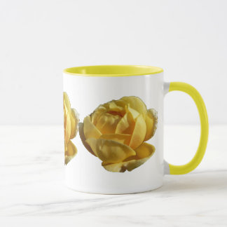Taza Rosa inglés amarillo