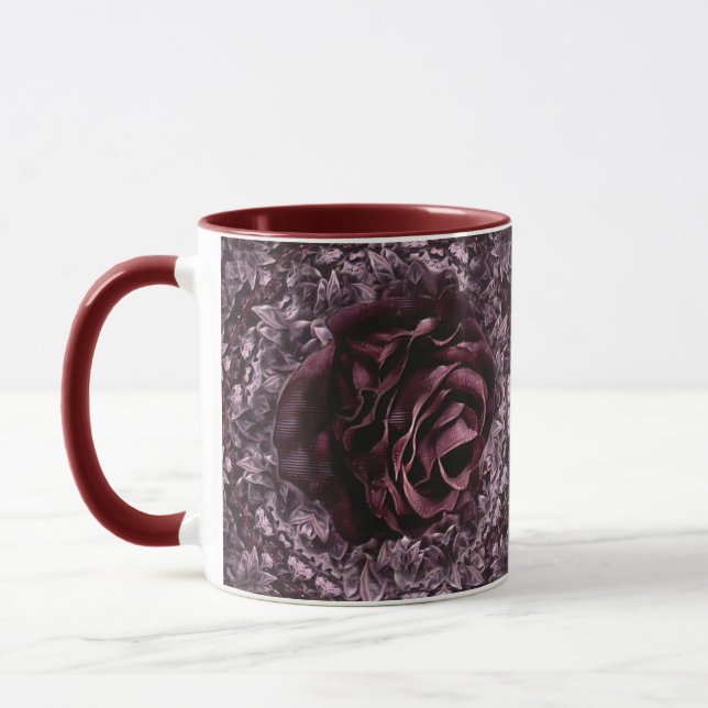 Taza Rosa Mandala (Izquierda)