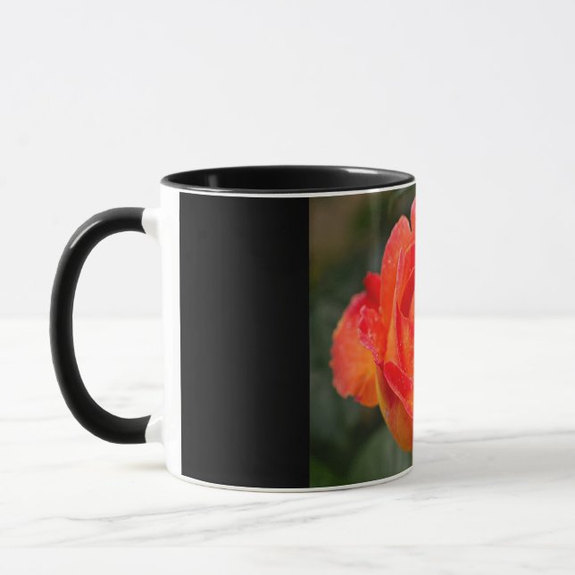 Taza Rosa naranja Floral (Izquierda)