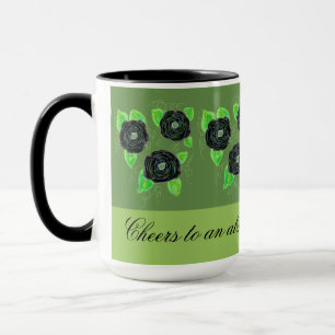 Taza Rosa negro de café Mug