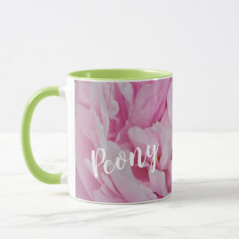 Taza Rosa Peony Blossom para los amantes de las flores 