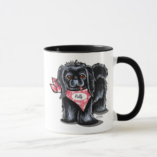 Taza Rosa personalizado nombre del animal de compañía