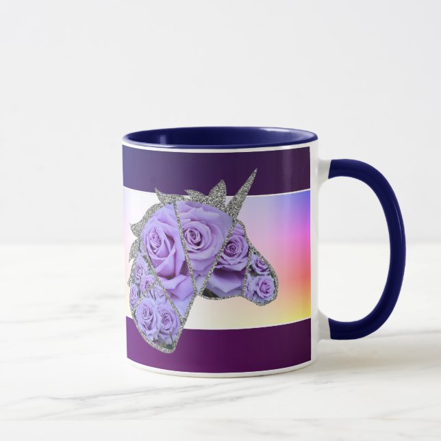 Taza Rosa Sweet Moon コーヒーマグカップ (Derecha)