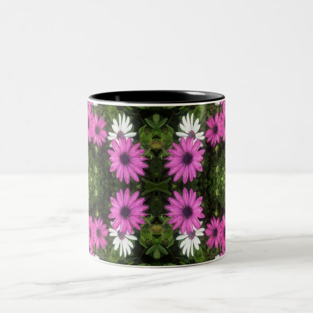 Taza rosada de la margarita de Kula (Centro)