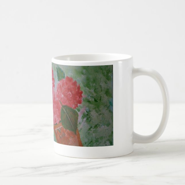 Taza rosada de las flores (Derecha)