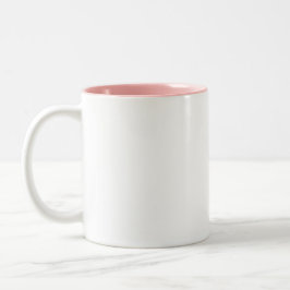 Taza rosada de las tarjetas del día de San