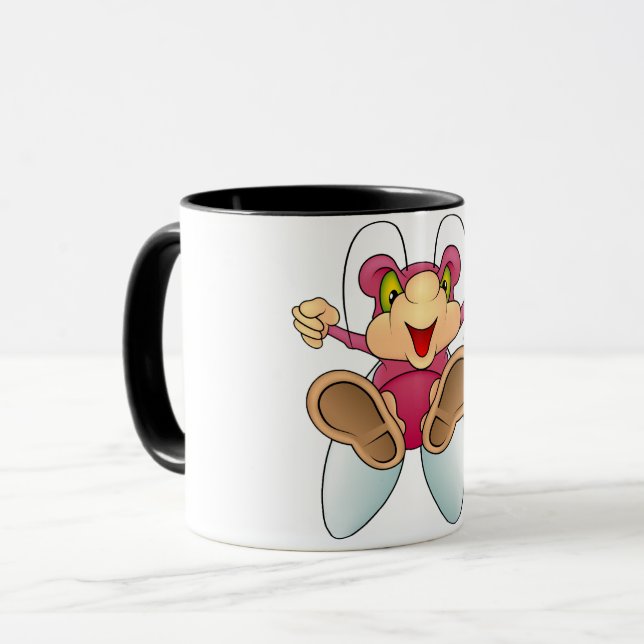 Taza rosada del escarabajo (Anverso izquierdo)