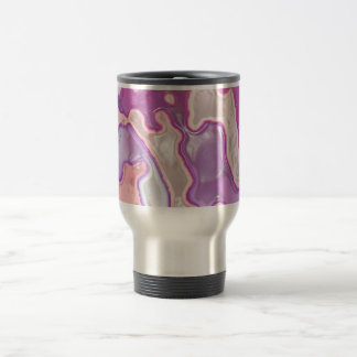 Taza rosada del viaje de Camo