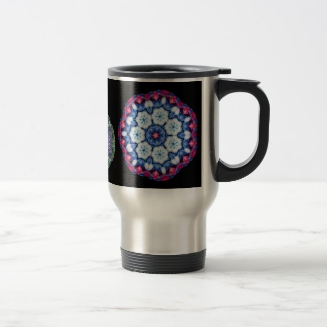taza rosada fresca del viaje del caleidoscopio del (Derecha)