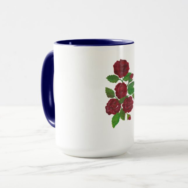 Taza rosales rojas Mug (Anverso izquierdo)