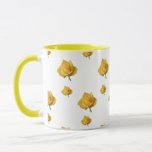 Taza Rosas Amarillas