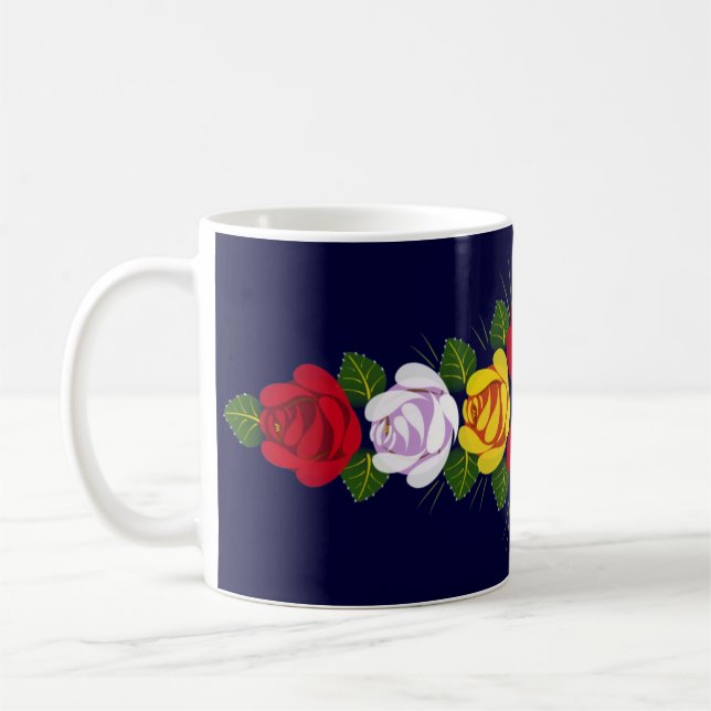 Taza Rosas británicos del canal (Izquierda)