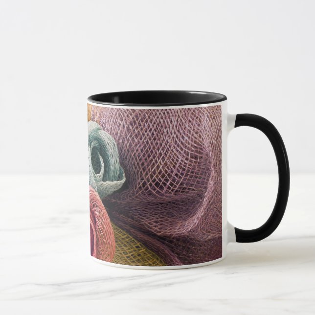 Taza Rosas de Raffia (Derecha)