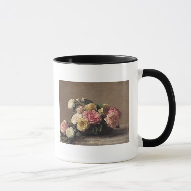 Taza Rosas en un plato, 1882 (Derecha)