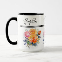 Rosas Floral Mug