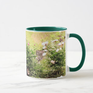 Taza Rosas Jardín Mug (Impresionista)