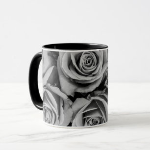Taza Rosas monocromáticos Coffee Mug