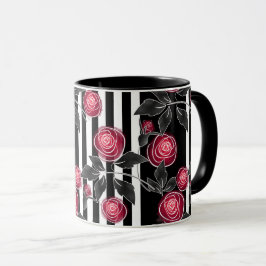 Taza Rosas rojas