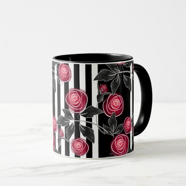 Taza Rosas rojas (Anverso derecho)