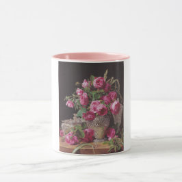 Taza Rosas rosas rosas (por Ferdinand Georg Waldmüller)