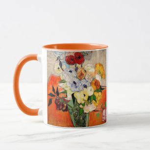 Taza Rosas Van Gogh y Anemones