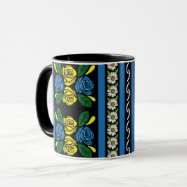 Taza Rosas y Castillos Patrón Floral