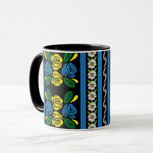 Taza Rosas y Castillos Patrón Floral