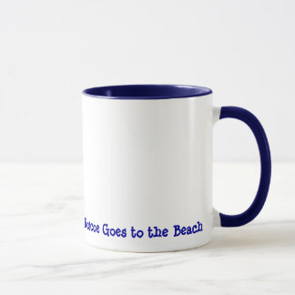 Taza Roscoe va a la playa