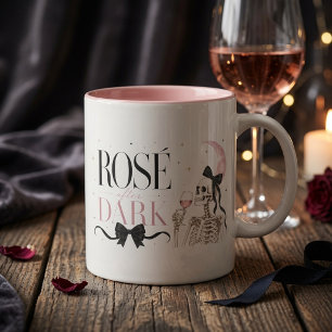 Taza Rosé After Dark Esqueleto Halloween