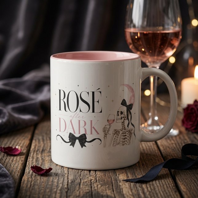 Taza Rosé After Dark Esqueleto Halloween  (Subido por el creador)