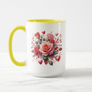 Taza Rose Bouquet Floral Design-62103
