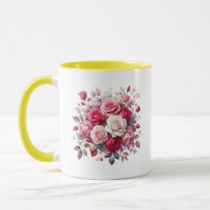 Taza Rose Bouquet Floral Design-62104