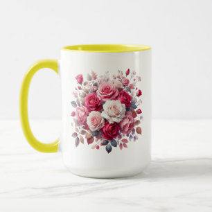 Taza Rose Bouquet Floral Design-62104