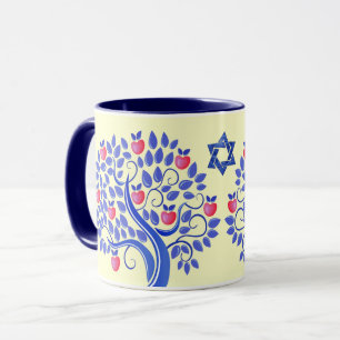 Taza Rosh Hashanah   Mugs de regalo de Año Nuevo judí