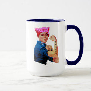 Taza Rosie the Riveter se resiste a Trump
