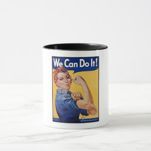 Taza Rosie the Riveter Strong Women in Workforce