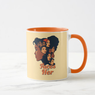 Taza Rostros de su celebración del mes de la historia d